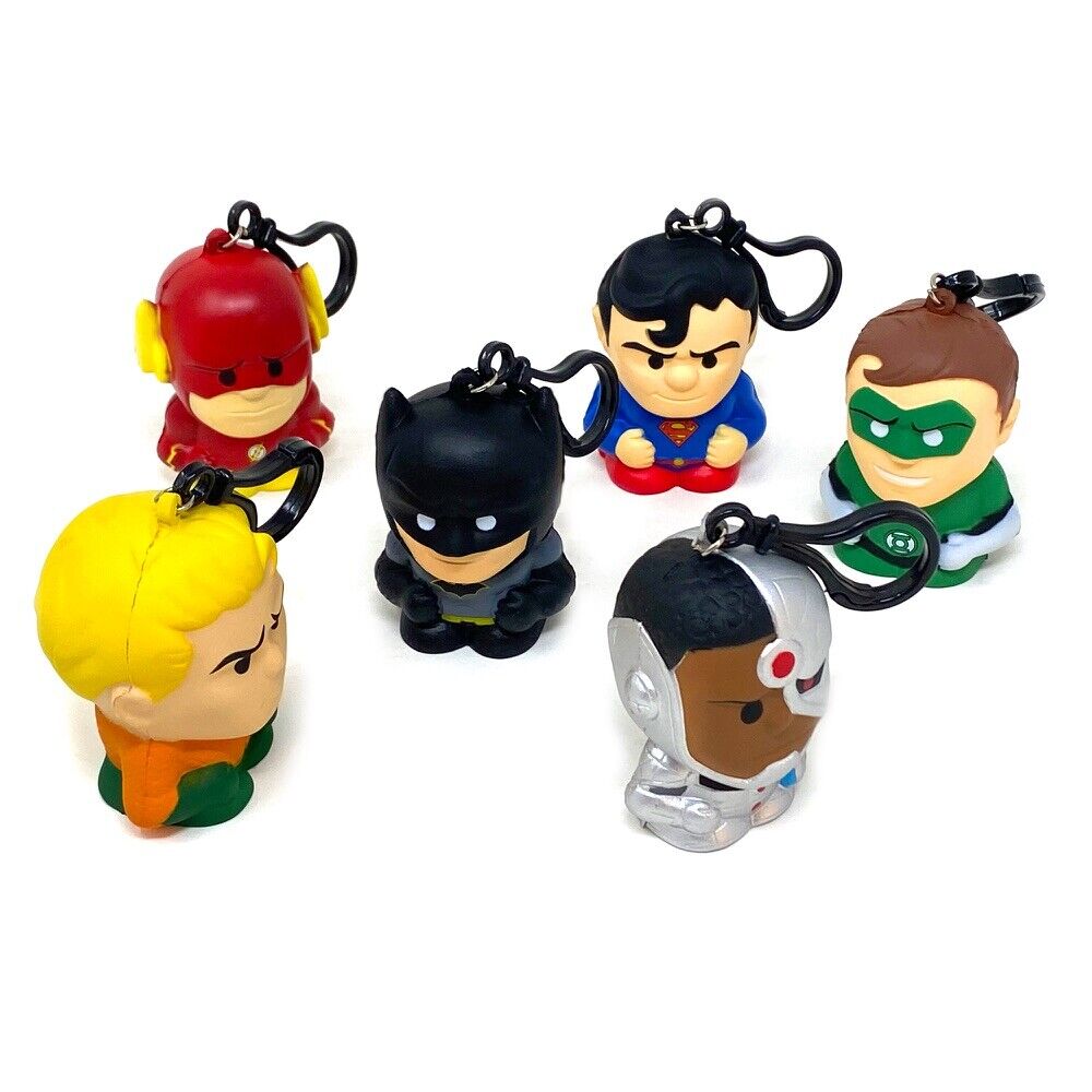 Justice League Collectors Set, Slo-Foam SqueezyMates 6-Figure Set.