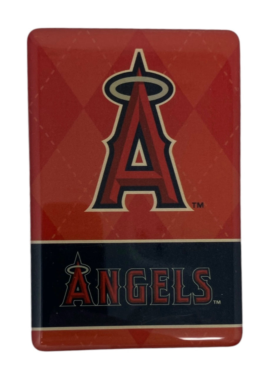 MLB Los Angeles Angels Fridge Magnet, 3" x 2", Team Colors, PSG