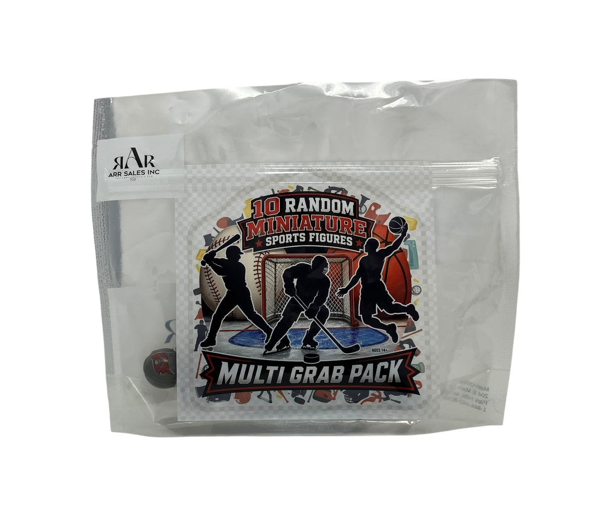 Officially Licensed Sports Minifigure Grab Blind Pack (10 Figures Included)