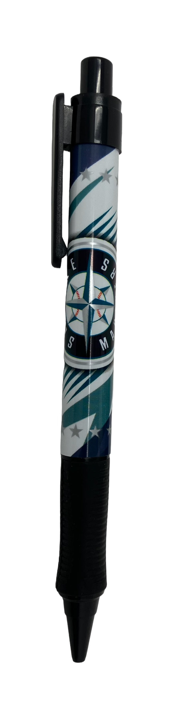 Pro Specialties Group MLB Seattle Mariners 24-Pack Tub Retractable Click Pens- Great Stocking Suffers and Party Favors