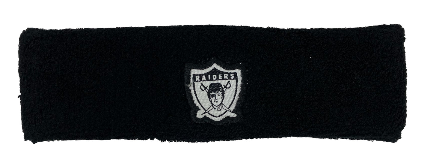 Pro Specialties Group NFL Las Vegas Raiders Headband with Team Logo, Black