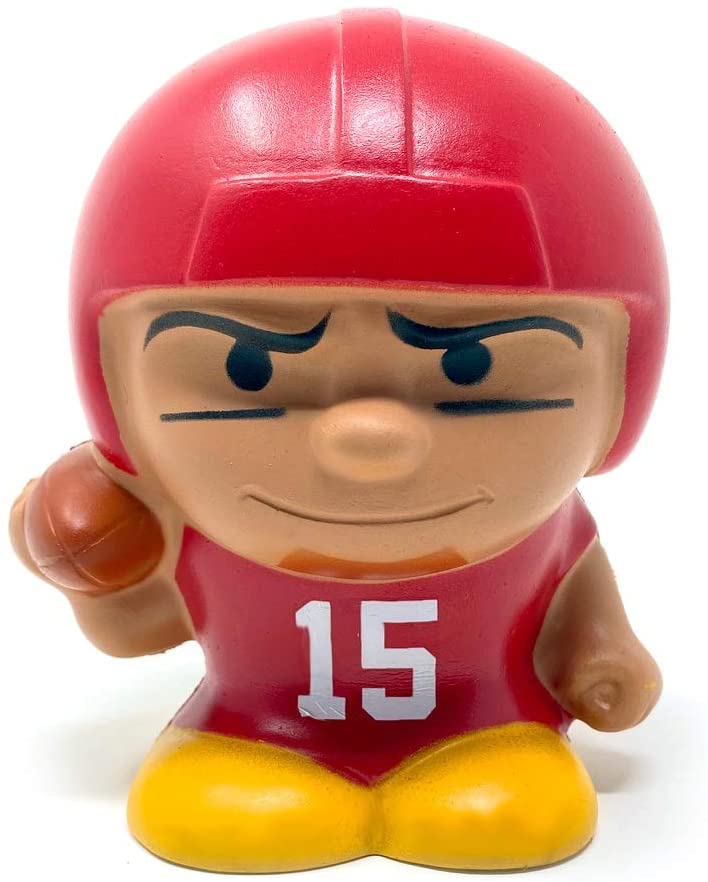 Party Animal Chiefs Mahomes #15 Quarterback QB Jumbo SqueezyMates NFL Figurine - 4 Inches Tall