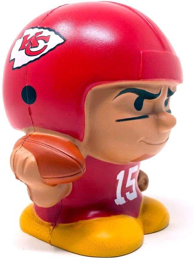 Party Animal Chiefs Mahomes #15 Quarterback QB Jumbo SqueezyMates NFL Figurine - 4 Inches Tall