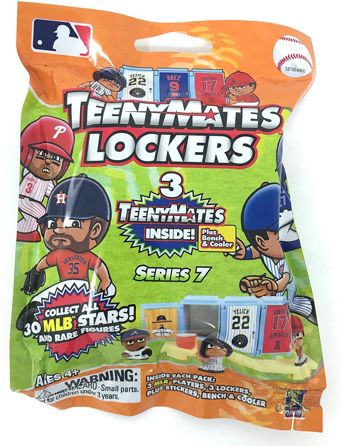 Party Animal Teenymates 2020 Lockers MLB Series 7 ---- 3 Baseball Figures & 3 Locker Mystery Pack