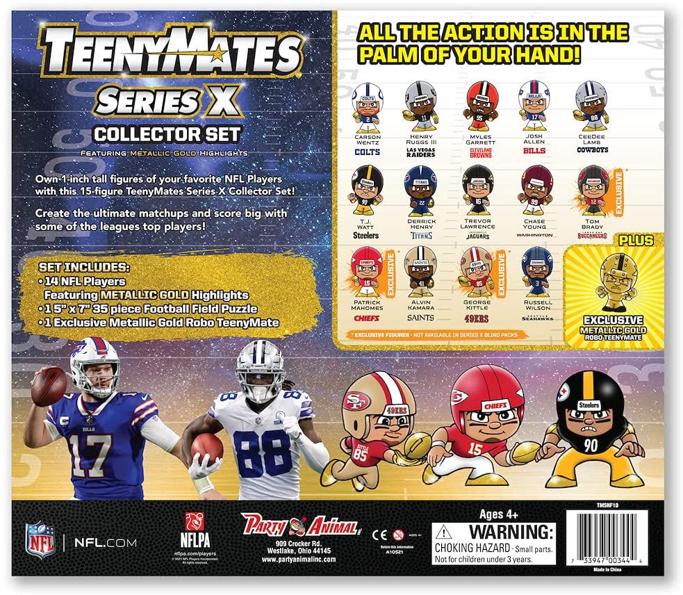 NFL TeenyMates 2019 Football GOLD BOX Exclusive Superstar