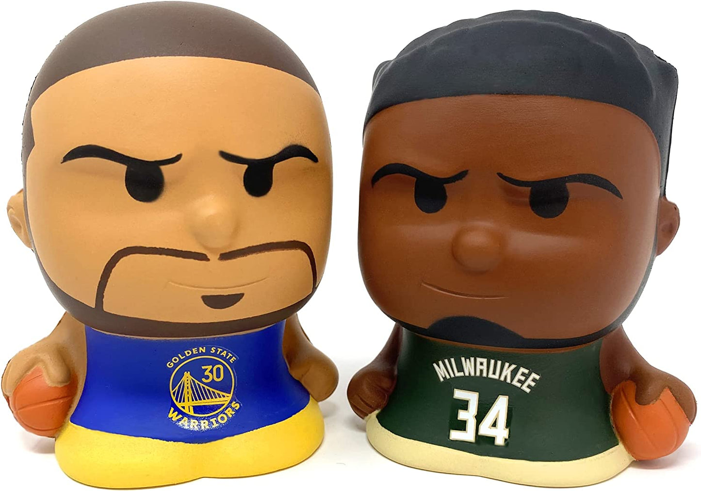 Party Animal Jumbo Squeezy Surprise! One (1) Giant Capsule SqueezyMates NBA Figure, Multi, 5'' Tall