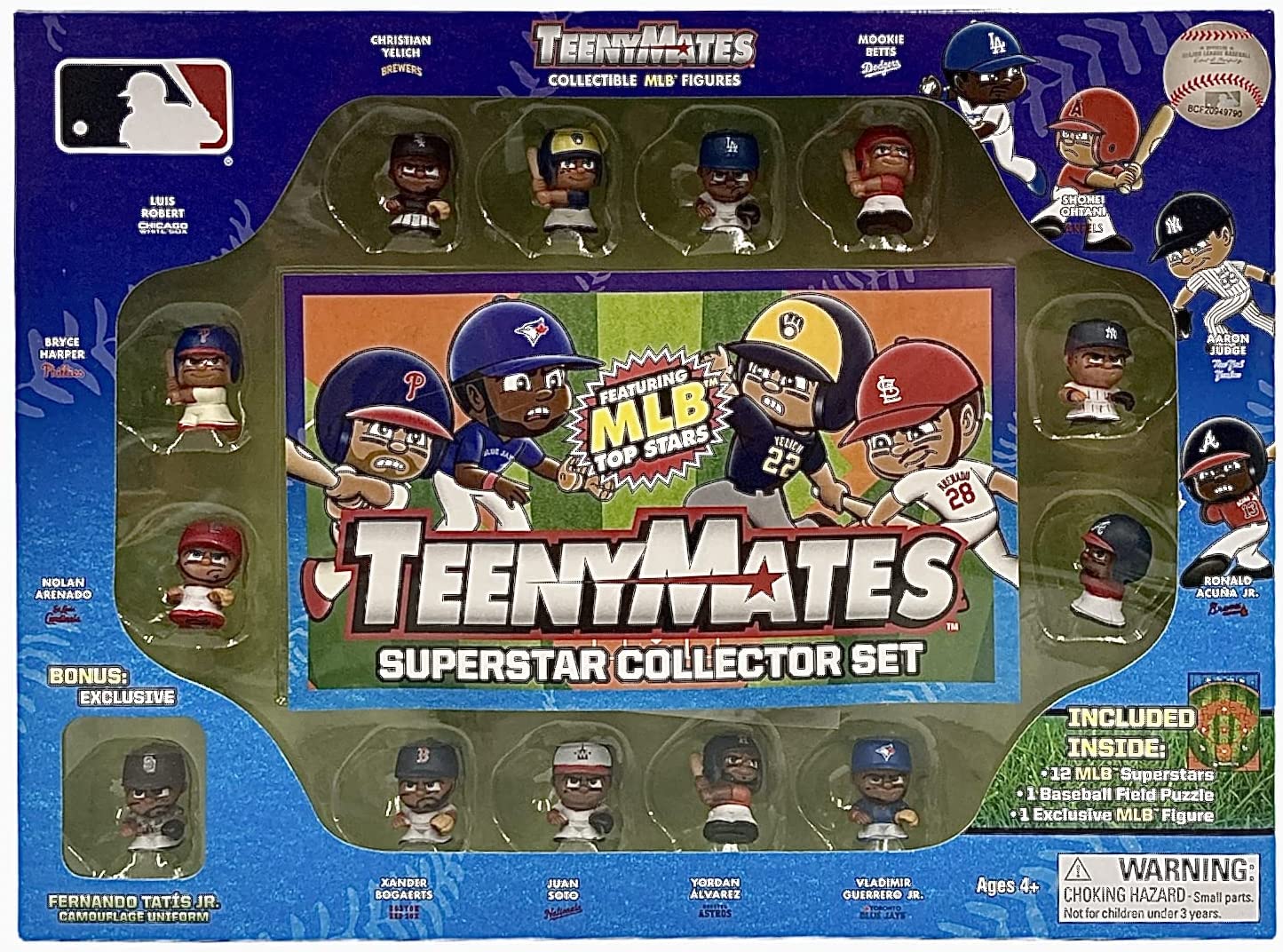 Party Animal Teenymates 2022 MLB Series 9 - MLB Player Figures Collector Box Set 12 Players Plus Rare Exclusive Tatis Jr Figure