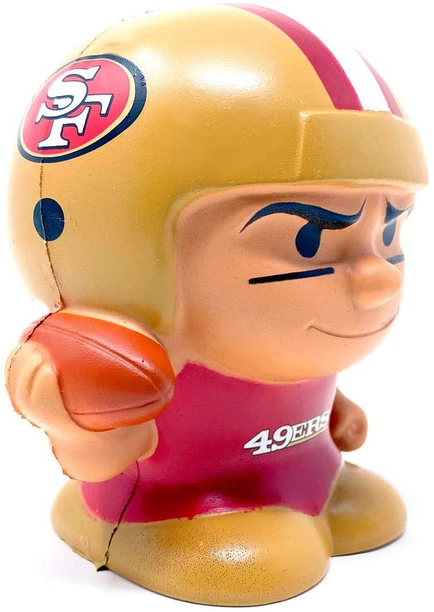 Party Animal 49ers Quarterback QB Jumbo SqueezyMates NFL Figurine - 4 Inches Tall