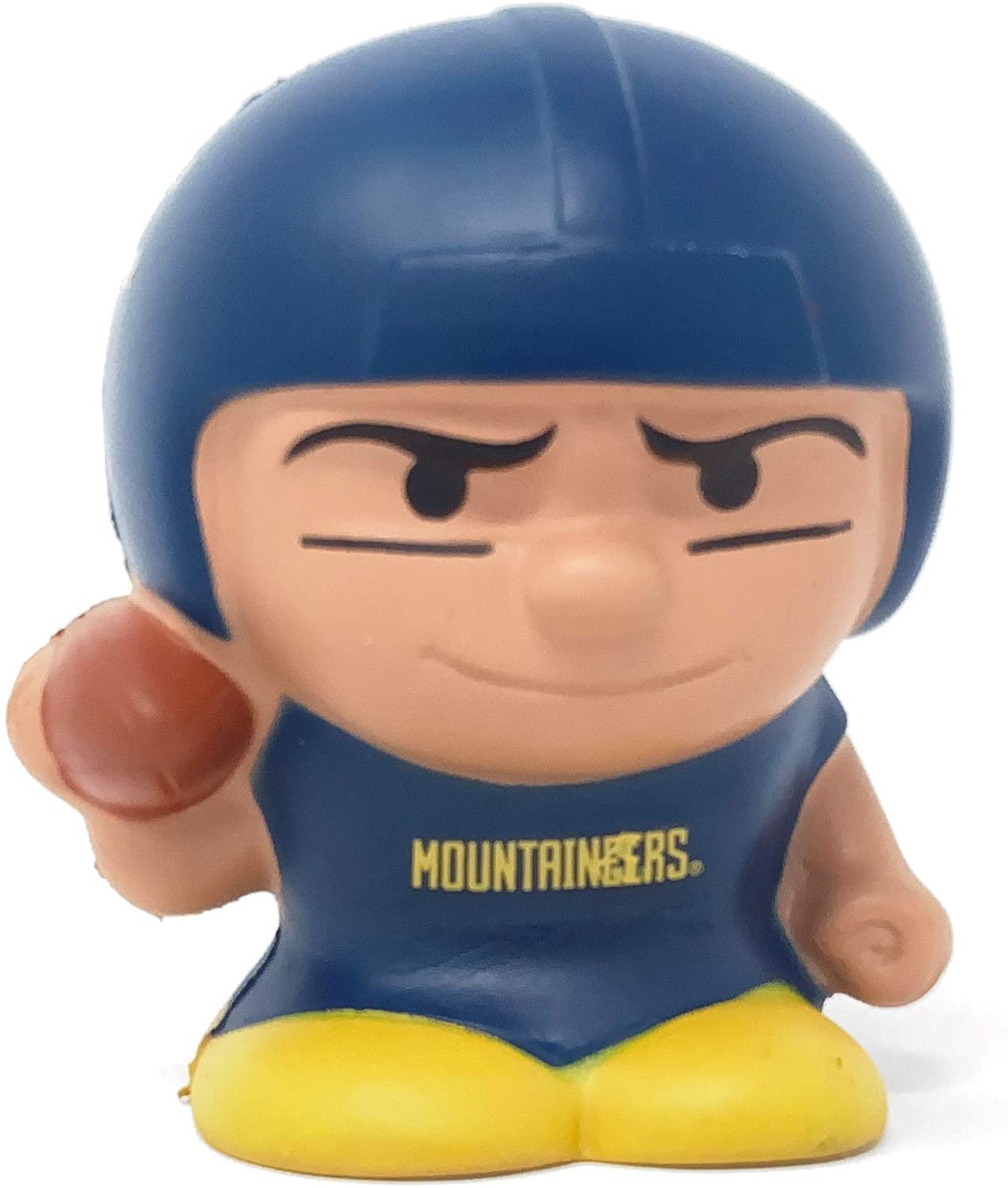 Party Animal West Virginia Mountaineers Quarterback QB Jumbo SqueezyMates NCAA Figurine - 5 Inches Tall