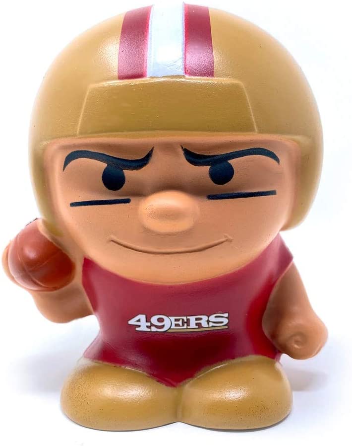 Party Animal 49ers Quarterback QB Jumbo SqueezyMates NFL Figurine - 4 Inches Tall
