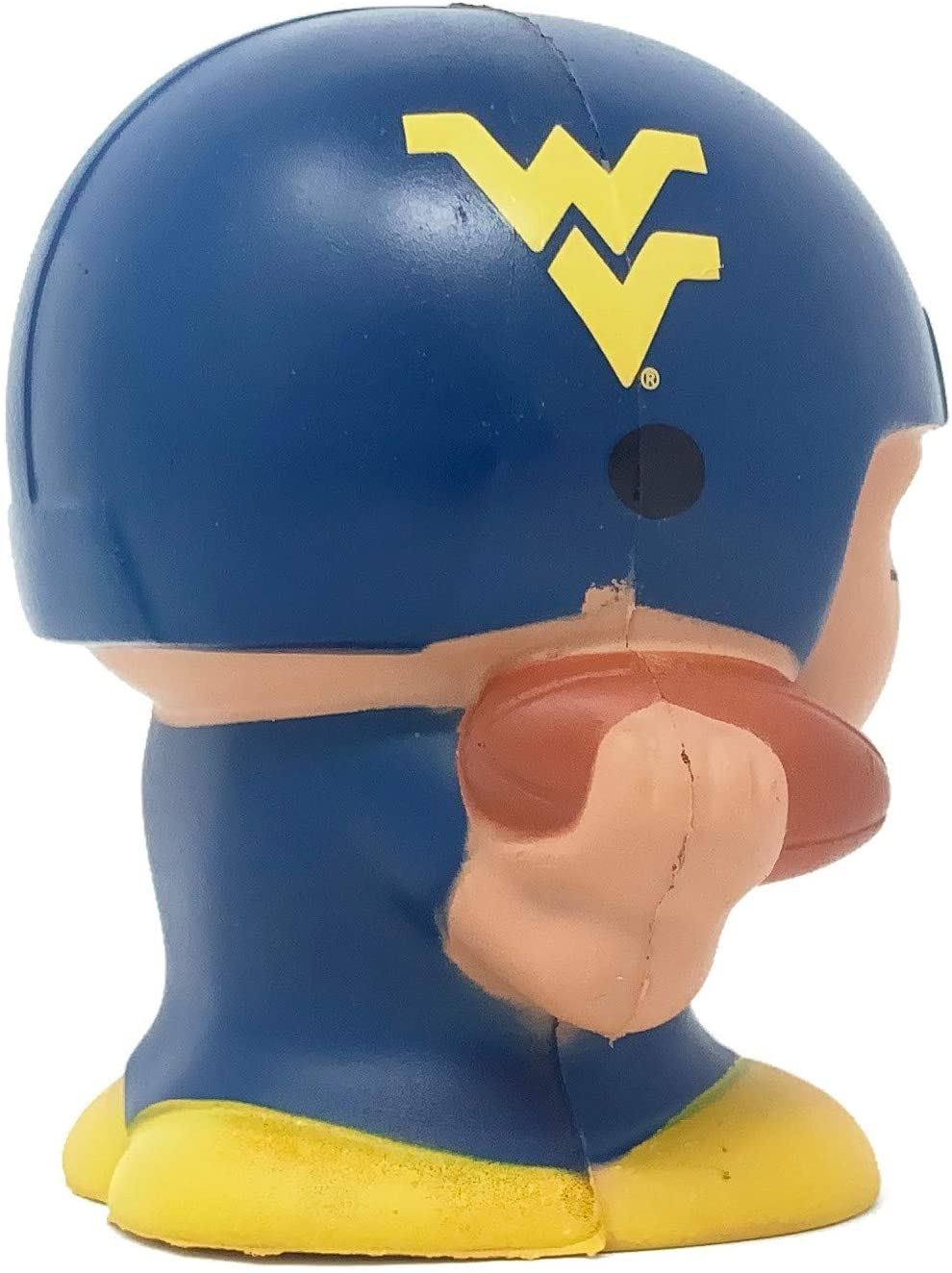Party Animal West Virginia Mountaineers Quarterback QB Jumbo SqueezyMates NCAA Figurine - 5 Inches Tall