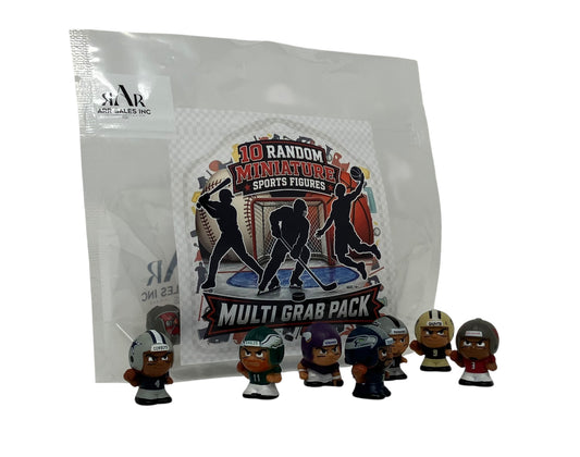 Officially Licensed Sports Minifigure Grab Blind Pack (10 Figures Included)