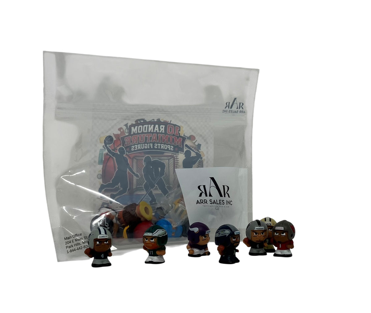 Officially Licensed Sports Minifigure Grab Blind Pack (10 Figures Included)