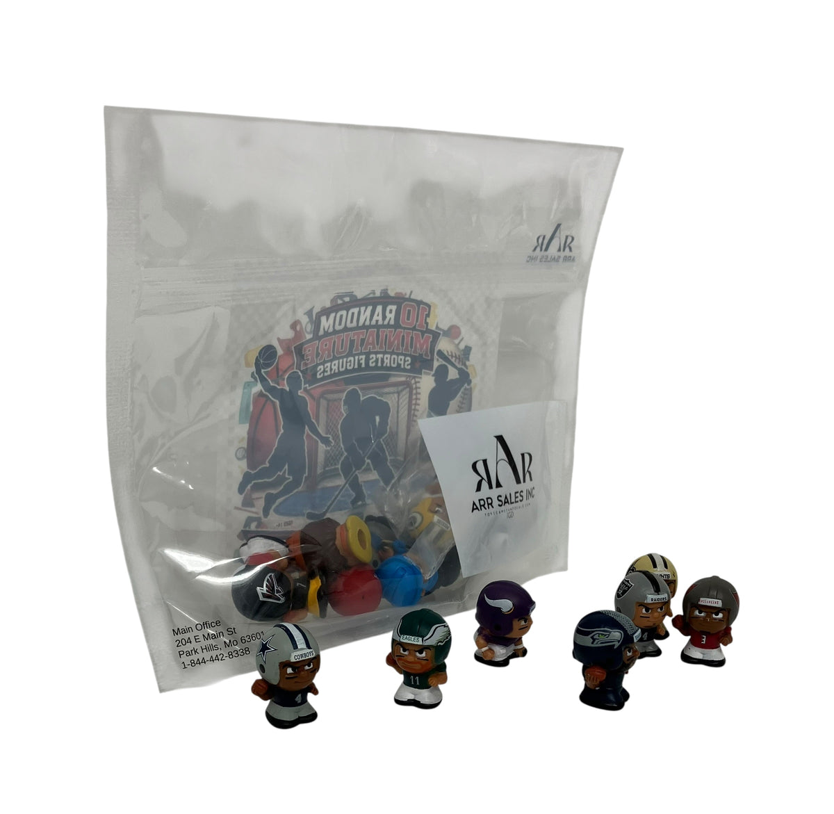 Officially Licensed Sports Minifigure Grab Blind Pack (10 Figures Included)