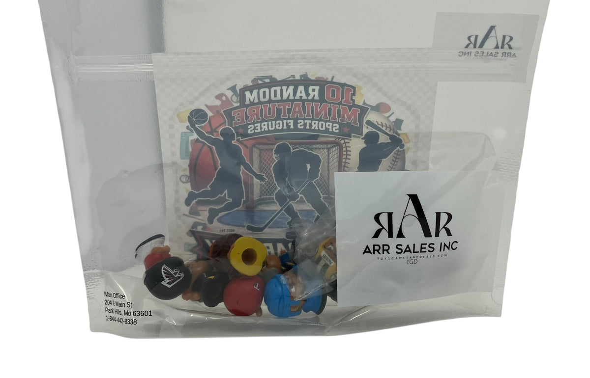 Officially Licensed Sports Minifigure Grab Blind Pack (10 Figures Included)